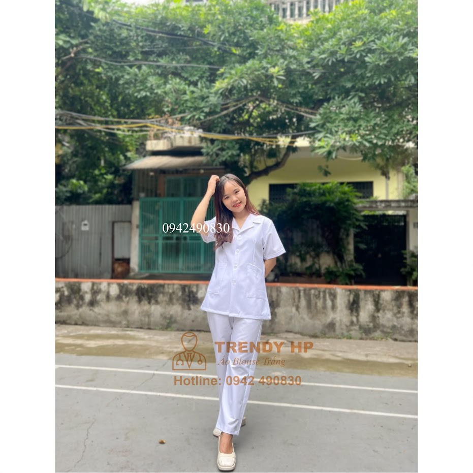 Áo Blouse Trắng Trendy HP