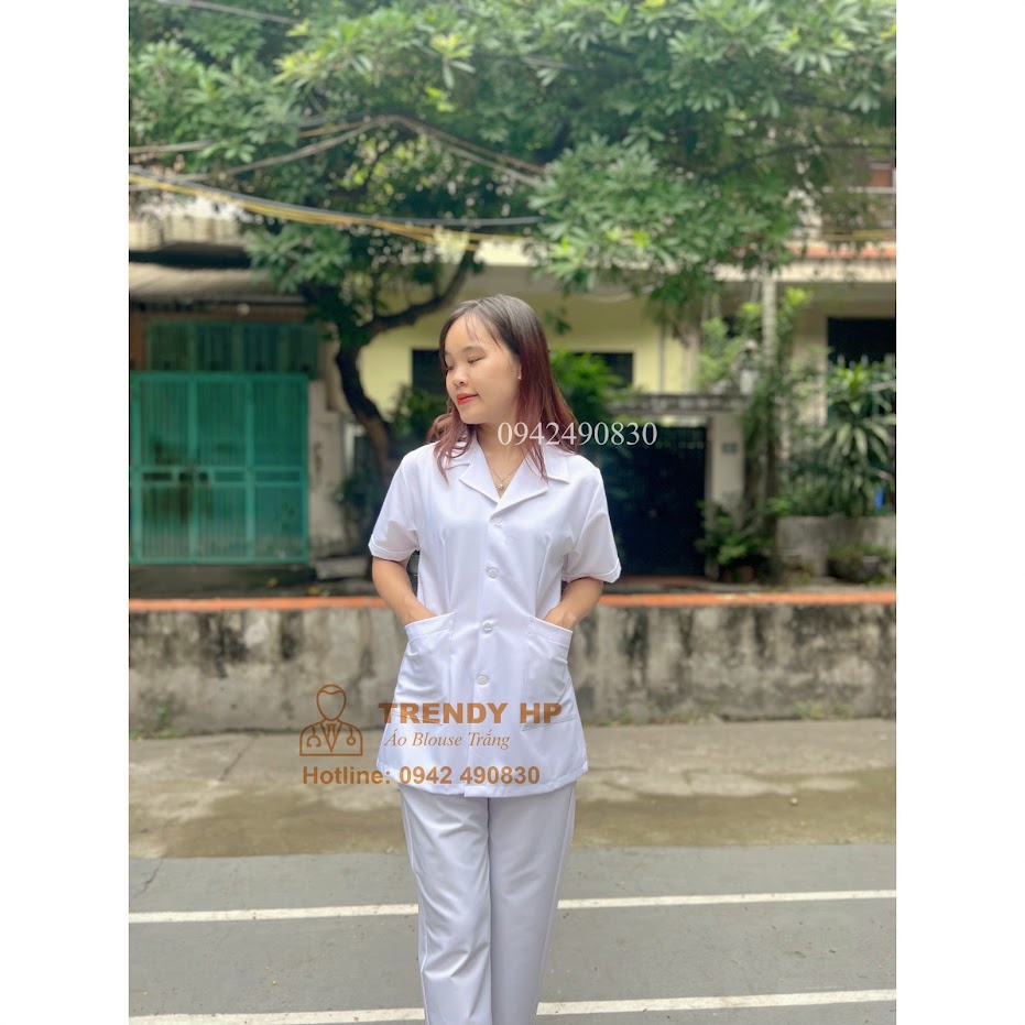 Áo Blouse Trắng Trendy HP