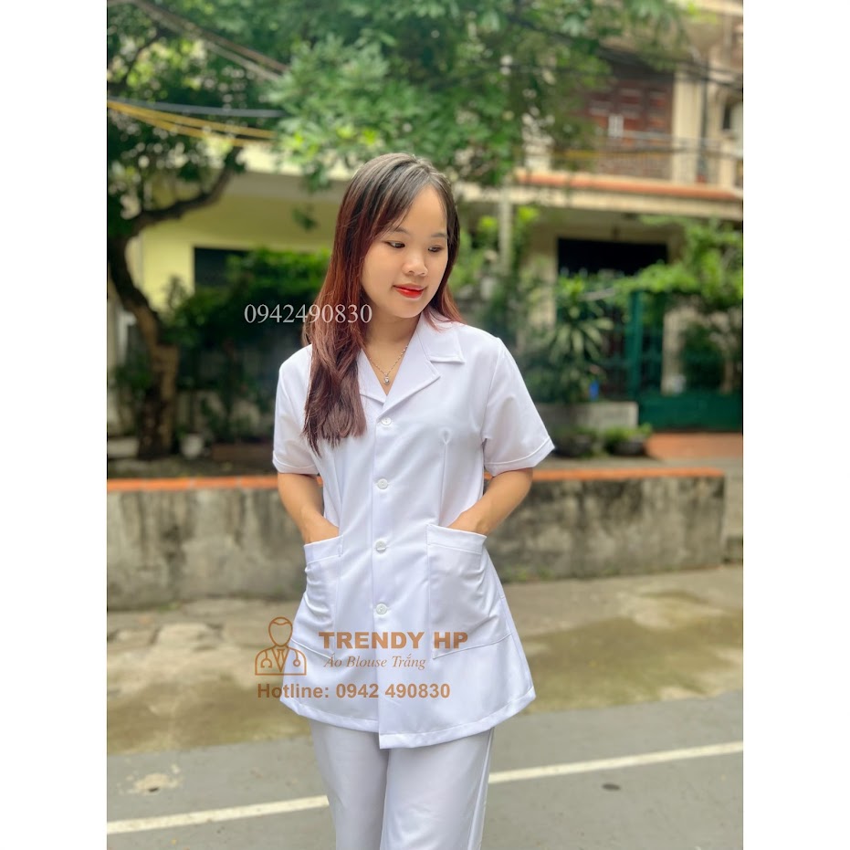 Áo Blouse Trắng Trendy HP